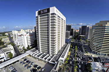 Panoramic view of Popular Center in Hato Rey