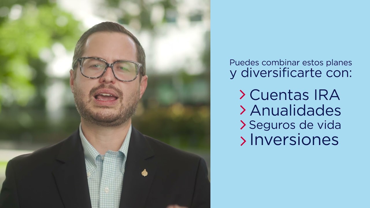 Man in suit and glasses talking about retirement plan