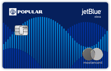 JetBlue Mastercard Eleva Credit Card from Popular in blue with chip