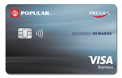 Popular PREMIA Business Rewards credit card in silver